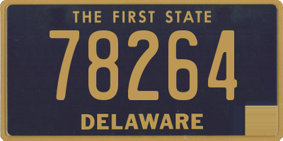 DE license plate 78264