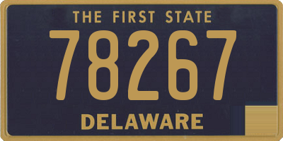 DE license plate 78267