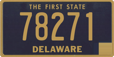 DE license plate 78271