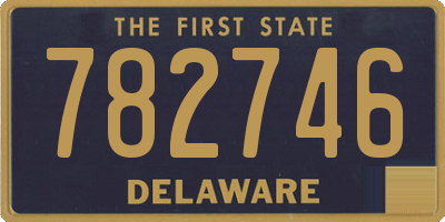 DE license plate 782746