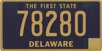 DE license plate 78280