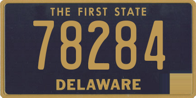 DE license plate 78284