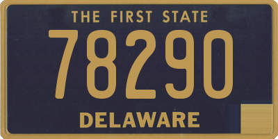 DE license plate 78290