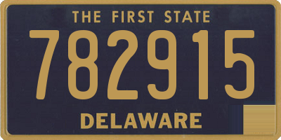 DE license plate 782915