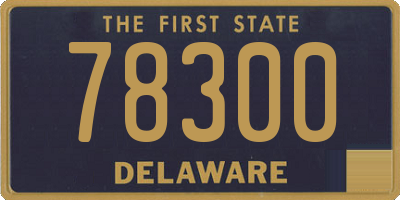 DE license plate 78300