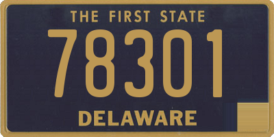 DE license plate 78301