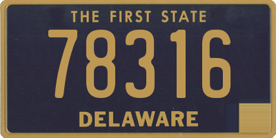 DE license plate 78316