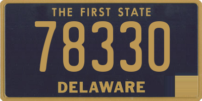 DE license plate 78330