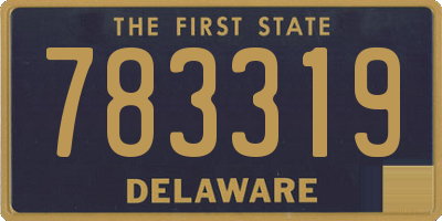 DE license plate 783319