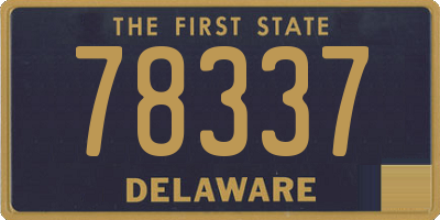 DE license plate 78337