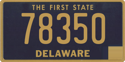 DE license plate 78350