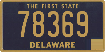 DE license plate 78369