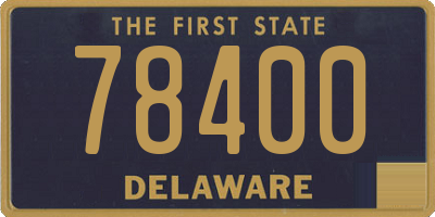 DE license plate 78400