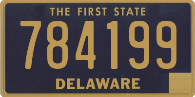 DE license plate 784199