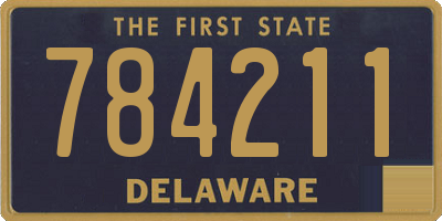 DE license plate 784211