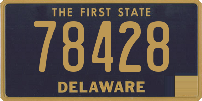 DE license plate 78428