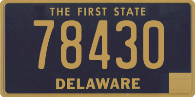 DE license plate 78430