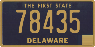 DE license plate 78435