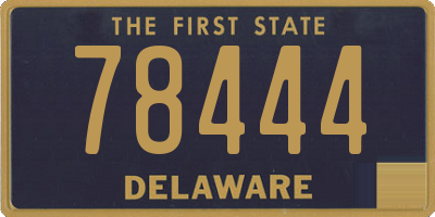 DE license plate 78444