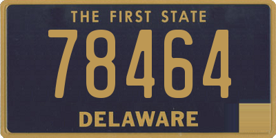 DE license plate 78464