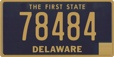 DE license plate 78484