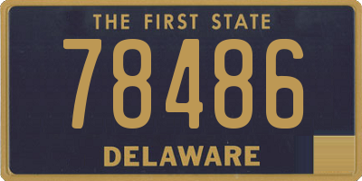 DE license plate 78486