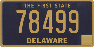 DE license plate 78499