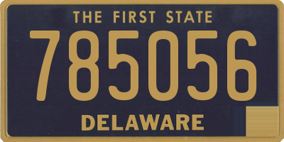 DE license plate 785056