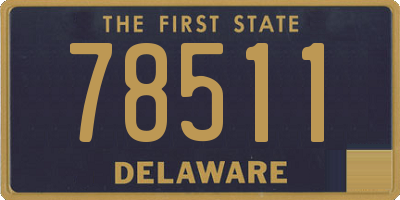 DE license plate 78511