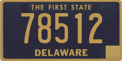 DE license plate 78512