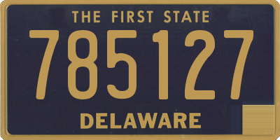 DE license plate 785127