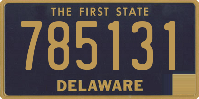 DE license plate 785131