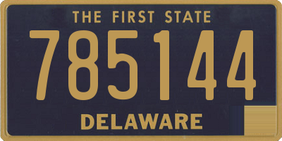 DE license plate 785144