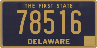 DE license plate 78516