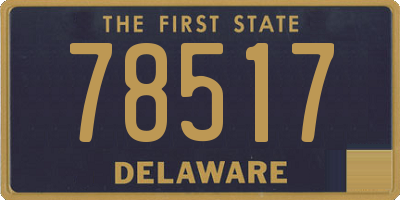 DE license plate 78517