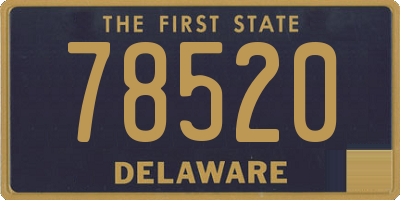 DE license plate 78520