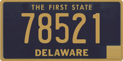 DE license plate 78521