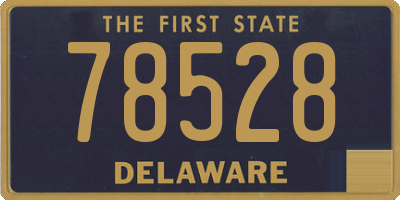 DE license plate 78528