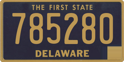 DE license plate 785280