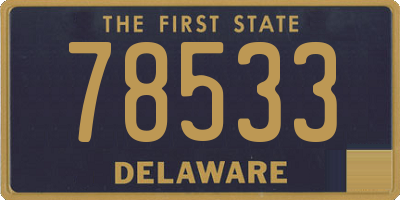 DE license plate 78533