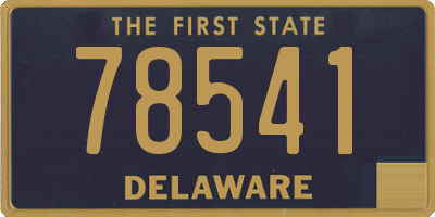 DE license plate 78541