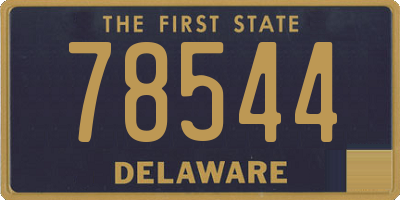 DE license plate 78544