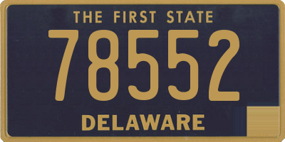 DE license plate 78552