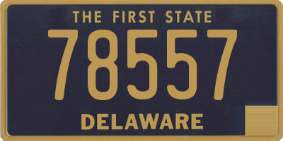 DE license plate 78557