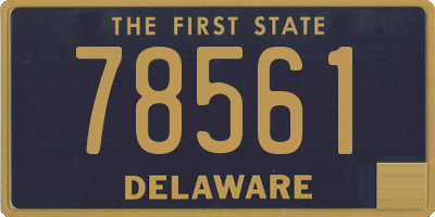 DE license plate 78561