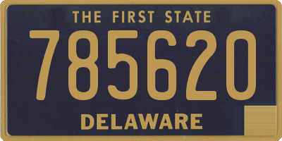 DE license plate 785620