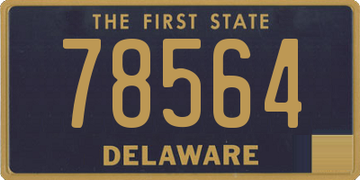 DE license plate 78564