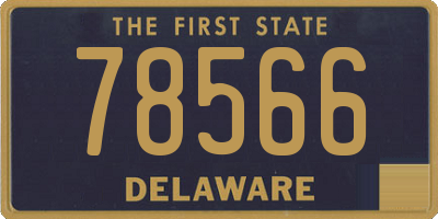 DE license plate 78566