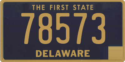 DE license plate 78573