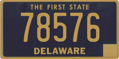 DE license plate 78576